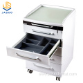 White Medical Mobile Dental Cabinet With Drawers